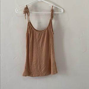 Reformation tan tank top